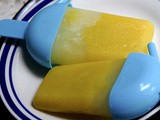 Mango Lemonade Popsicles (Only 75 Calories!)