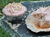 Strawberry Cupcakes w/ Honey Almond Frosting