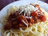 Frieda's Thick & Easy Spaghetti Sauce - Pressure Cook & Stove Top
