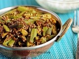 Bhindi Masala with Saunf - Spiced Okra with Fennel Seeds
