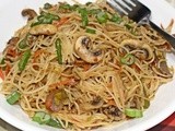 Mushroom Spaghetti Noodles