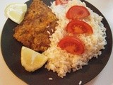 Escalope alla milanesa with Curly (French appetizers)
