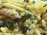 Spaghetti with White Anchovies & Capers