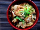 Chicken and Egg One Bowl rice dish ( Oyako-Don )
