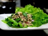 Laab Gai ( Thai Minced Chicken Salad )