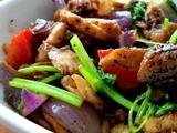 Stir fry Fish Fillet with Black Pepper ( 黑椒鱼片)