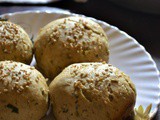 45 Minutes Whole Wheat Masala Buns Recipe – #BakingWithoutOvenSeries