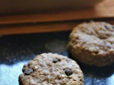 Eggless Gluten Free Pearl Millet Oats Choco Chip Cookies Recipe