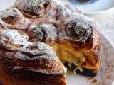 Eggless Italian Rose Cake / Torta Delle Rose Del Garda