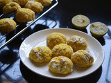 Eggless Lemon Crinkle Cookies