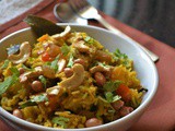 Khari Bhat – Gujarathi Masala Bhat Recipe