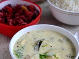 Maharashtrian Kadhi with Besan Bhajia
