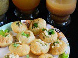 Pani Puri with Three Pani Flavours – Indian Street Food Recipe