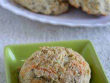 Sour Cream Cheddar Basil Drop Biscuits