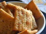 Sourdough Sesame Crackers Recipe
