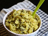 Spring Onion Pulao – Easy One Pot Meal