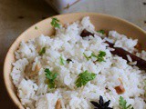 Thengaipaal Saadam / Coconut Milk Rice