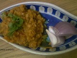 Spicy Masoor Dal/Red Lentils cooked in spicy gravy