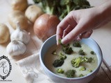 Cauliflower and broccoli soup