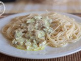 Spaghetti au Curry with mushrooms gluten free