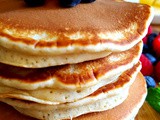 Fluffy Pancakes With Instant Homemade Buttermilk Recipe
