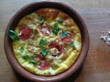 Tomato and Goat Cheese Frittata