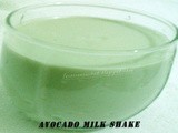 Avocado Milk Shake
