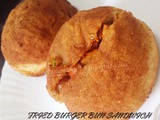 Fried Burger Bun Sandwich