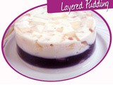 Milk- Grape Layered Pudding