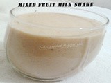 Mixed Fruit Milk Shake
