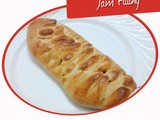 Plaited Bread With Jam Filling