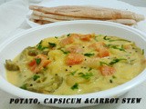 Potato, Capsicum and Carrot Stew