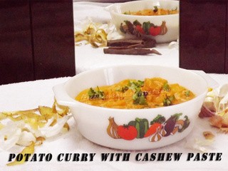 Potato Curry with Cashew Paste