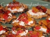 Eggplant Ricotta Bruschetta