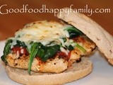 Grilled Chicken Parm Sandwiches