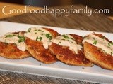 Lemon Dill Salmon Croquettes with Horseradish Sauce