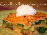 Roasted Vegetable Enchilada Lasagna