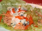 Slow Cooker Buffalo Chicken Lettuce Wraps