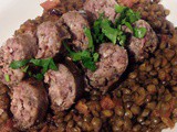 Puy lentil stew with local sausage (tal Malti)