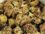 Roasted fennel potatoes and chicken bites