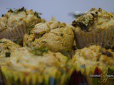 Very easy sweet potato and kale muffins