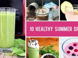 10 Healthy Summer Drinks For When It's Hot af Outside