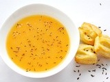 Potato and Carrot Caraway Flavored Creamy Soup