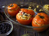 Rice Stuffed Tomatoes – Greek-flavored