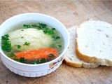 Veggie Soup with Semolina Dumplings