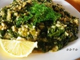 Spinach risotto