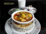 Batata nu rasa valu shaak – Potato curry- no onion no garlic recipe