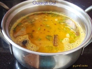 Gujarati Dal - Lentil soup