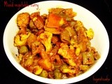 Mix saak (Mixed vegetable curry) no onion no garlic recipe