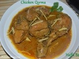 Chicken Korma (Stew)